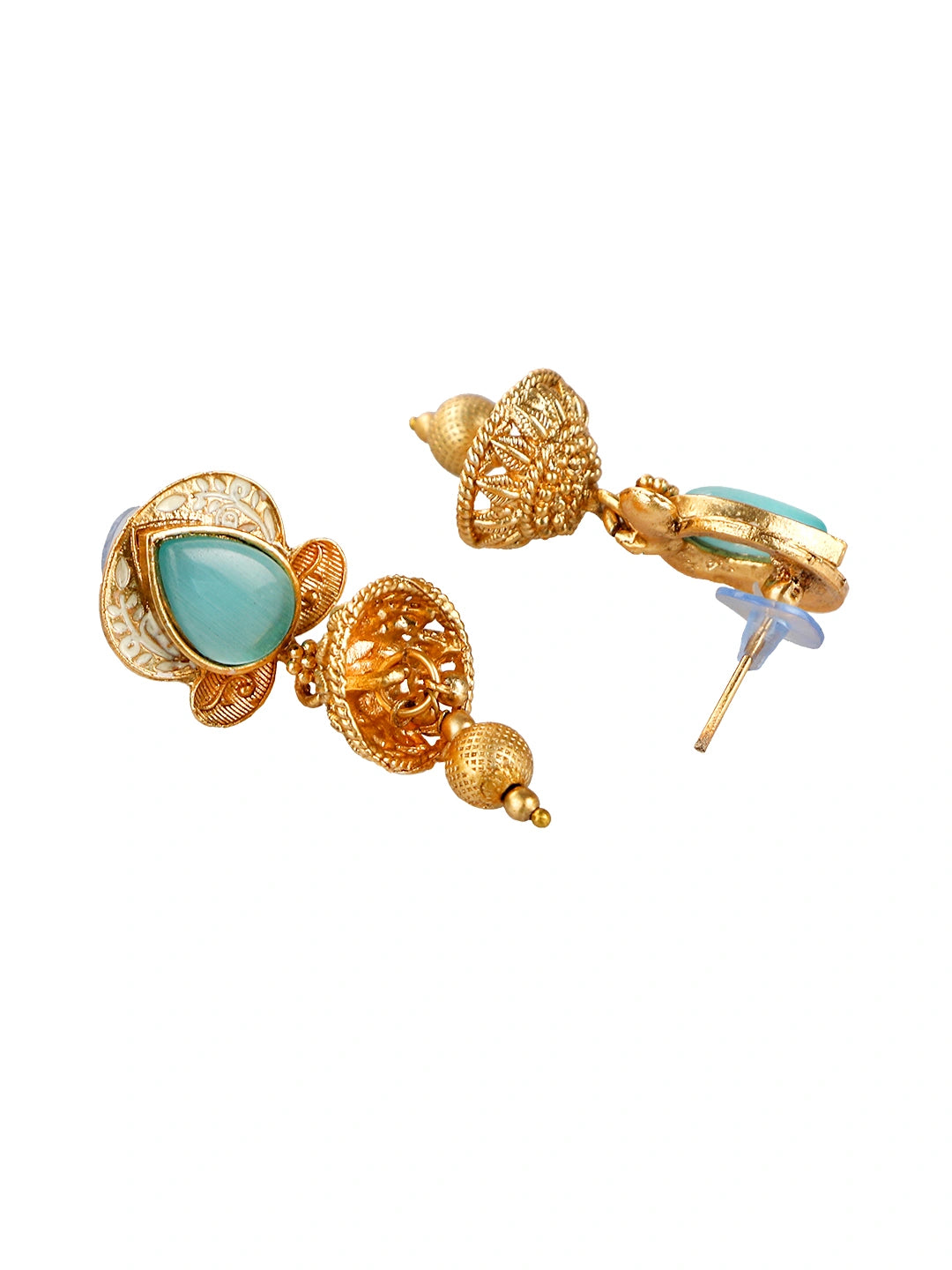 Lotus Meenakari Choker Necklace Set